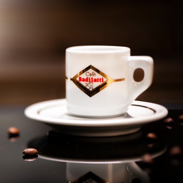 Badilatti Espresso Tasse mit Unterteller - 6 Stück
