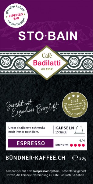 Espresso Bar Kapseln - Nespresso®-kompatibel