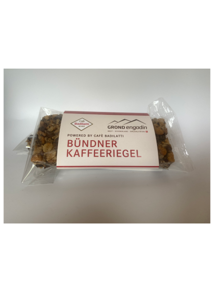 Bündner Energieriegel - Bastunet d'energia - Powered by Cafè Badilatti